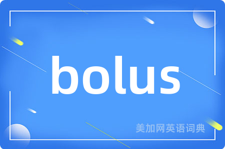 bolus