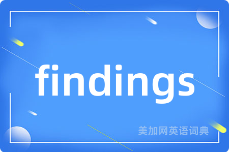 findings