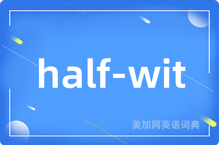 half-wit