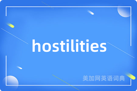 hostilities