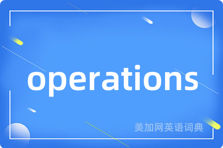 operations