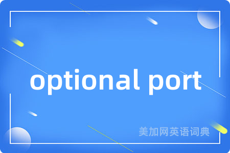 optional port