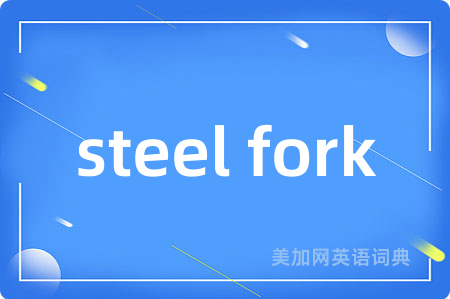 steel fork